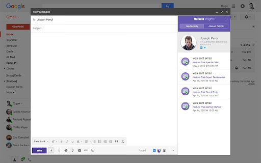 Marketo Insights for Google Chrome™