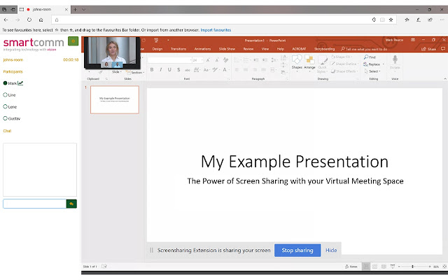 Smartcomm Screensharing Extension