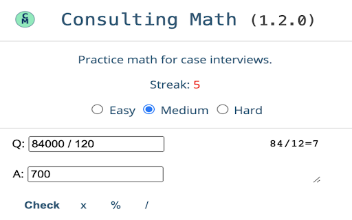 Consulting Math