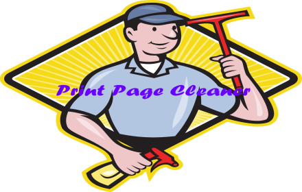 Email Print Page Cleaner chrome extension