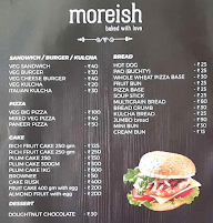 Moreish Foods Limited menu 1