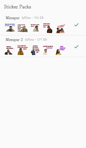 Mirzapur  Stickers for WhatsApp