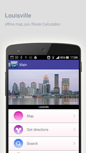 Louisville Map offline