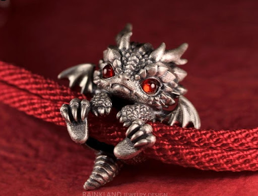 Title 4, Youlong Ziling Original Dragon Year Retro Red R...