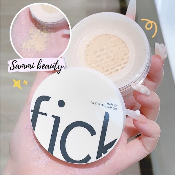 Phấn Phủ Dạng Bột Maffick, Phấn Phủ Kiềm Dầu Mỏng Nhẹ Che Khuyết Điểm F37 Sammi Beauty