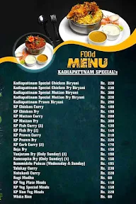 Kadiyapatnam Military Hotel menu 3