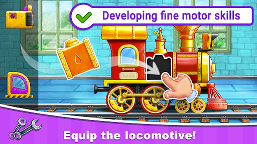 Screenshot Train Games for Kids: station