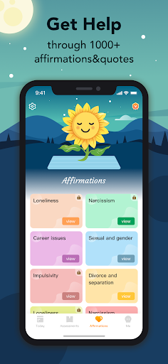 Screenshot Sola, Mental Health &Self-care