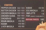 Lazeez Kitchen menu 3