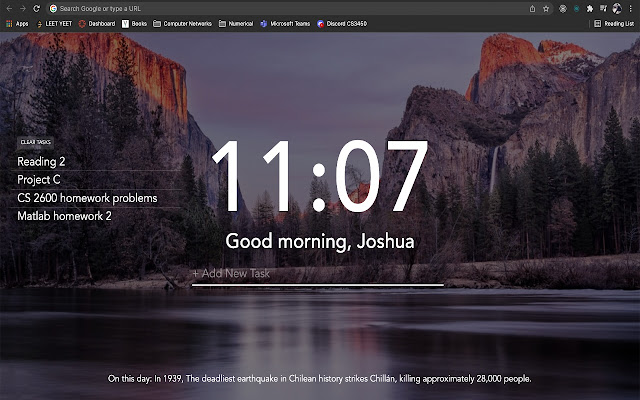 Focused chrome extension