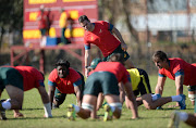 A file photo of Johann van Graan during the Springbok Field training session and Media interview at Stellenbosch Academy of Sport on May 31, 2016 in Stellenbosch, South Africa.