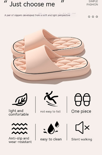 Title 4, High-end fashion bathroom slippers for men. Lux...