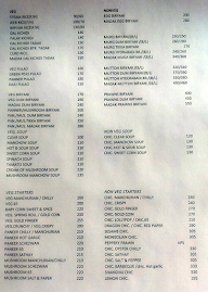 Hotel Aryan menu 6