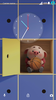 New year pig64 Xperia Themeのおすすめ画像1