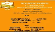 Bread-Pakode wala menu 2