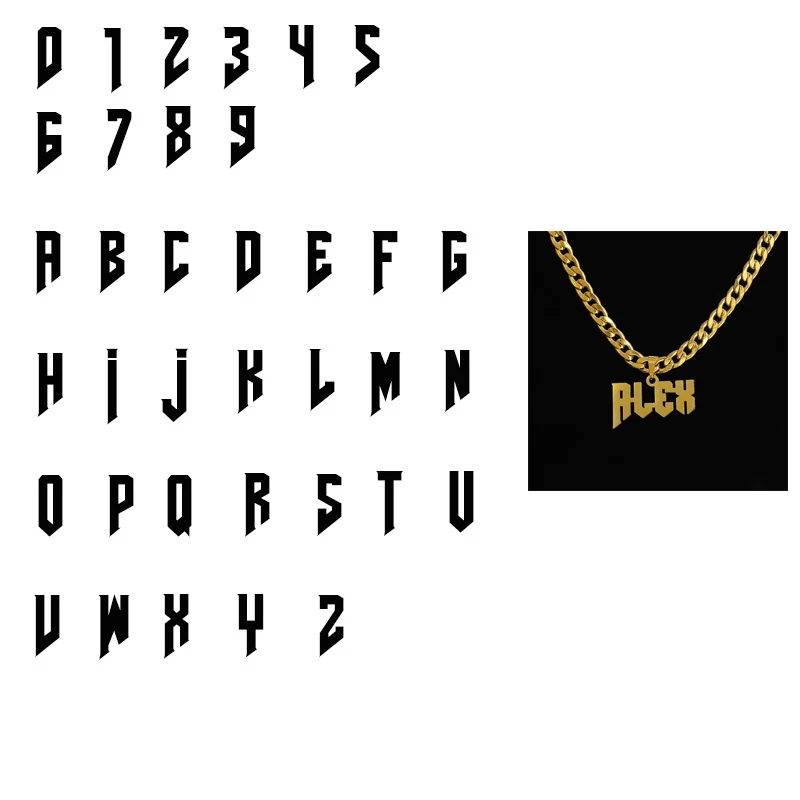 Colar com pingente de nome personalizado em aço inoxidável. Um presente único e elegante, para ela ou para ele.