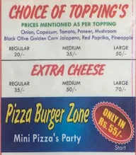 Sk Pizza & Burger Zone menu 3