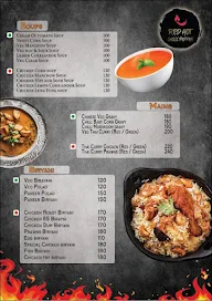 Red hot Chilli Pepper menu 1