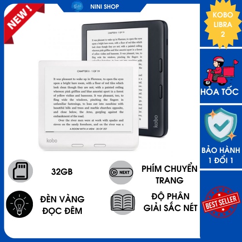 Máy Đọc Sách Kobo Libra 2 New Nguyên Seal Bảo Hành 1 Năm