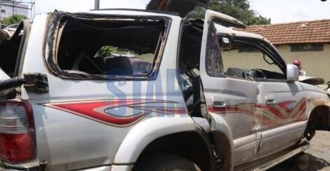 Wreckage of vehicle that killed four killed in Dagoretti accident