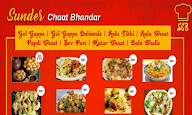 Sunder Chaat Bhandar menu 1