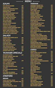 Tashann Multi Cuisine Restaurant menu 2