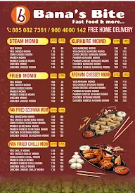 Bana's Bite menu 3