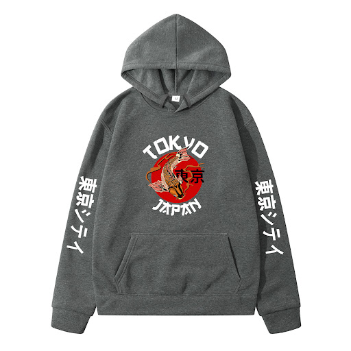 Title 7, Printed Pattern Trendy Hooded Sweatshirt for a ...