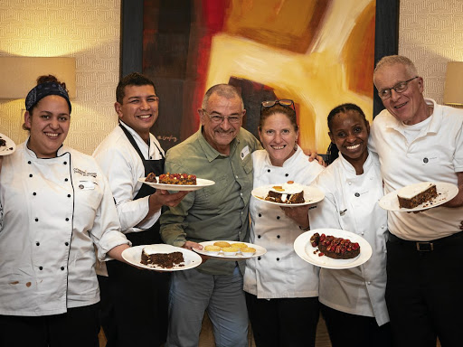 The chefs on our judging panels: Catherine Adonis, Nathan Jacobs, Heinz Brunner, Jane-Therese Mulry, Pinky Maruping and Fritz Flatscher.