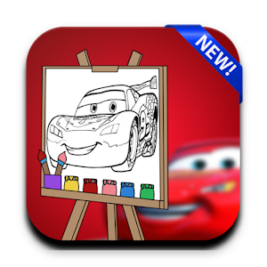 Mcquen car coloring game  Icon