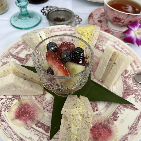 Assorted tea sandwiches on gf bread