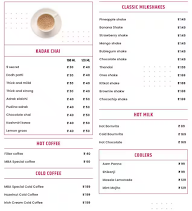 MBA Chaiwala menu 2