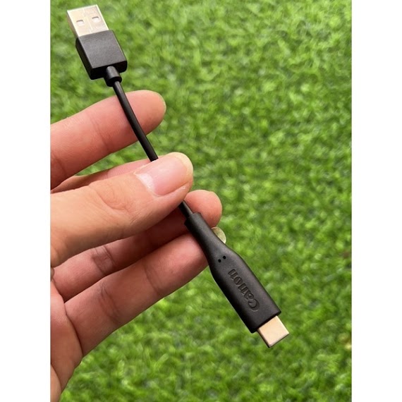 Cáp Sạc, Truyền Dữ Liệu Usb Type C Ngắn 14Cm Chính Hãng Canon