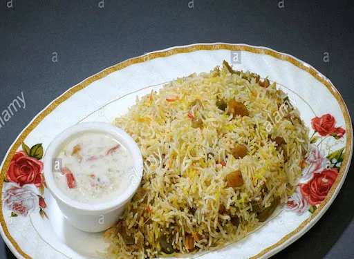 Veg Biryani + Raita Combo