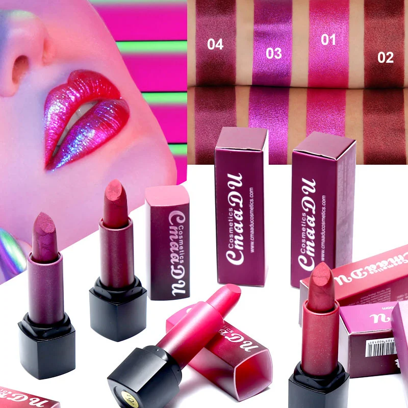4 Color Diamond Lasting Lipstick za dugotrajnu boju usana, intenzivna boja i dugotrajnost za spektakularne i definisane usne tokom celog dana