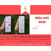 [Tem Cty] Latopic Face And Body Cream 75 Ml - Kem Dưỡng Ẩm Dịu Ngứa Da Dị Ứng/Kích Ứng Cho Da Mặt Và Toàn Thân