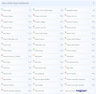 My Shyam Restaurant menu 1