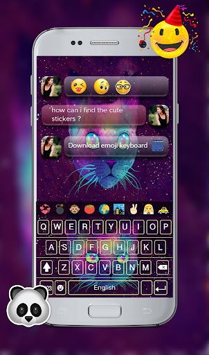 Galaxy Kitty GO Keyboard Theme