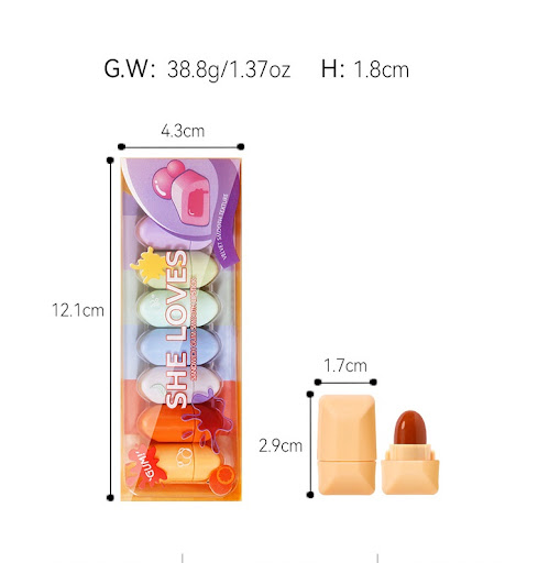 Title 5, Matte Lasting Non-stick Cup Lipstick Gift Box, ...