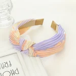 Purple Knotted Hair Hoop