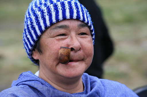 A local resident of Disko Bay, Greenland.