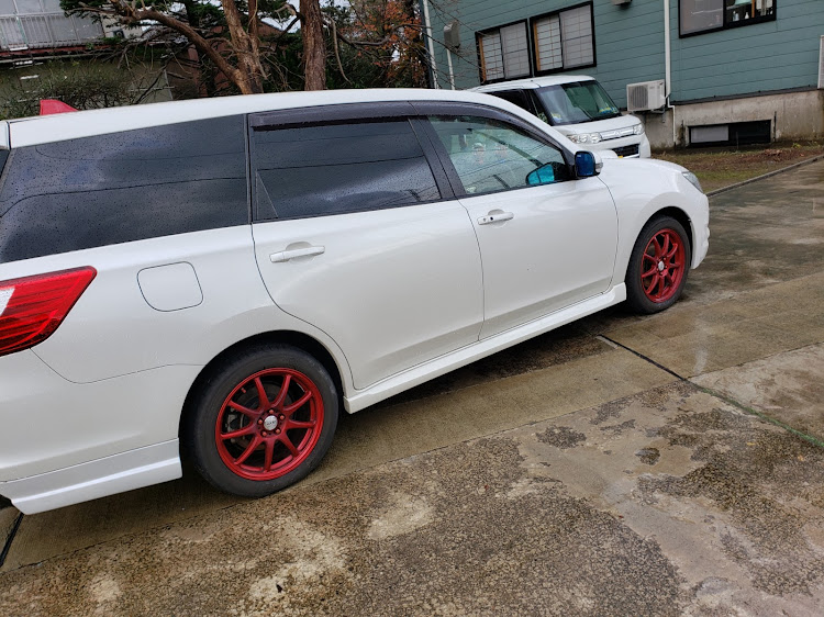 エクシーガのエクシーガ・タイヤ交換・ホイール塗装・タワーバー取り付けに関するカスタム事例の投稿画像1枚目