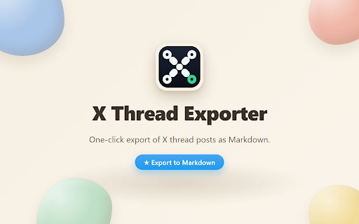 X Thread Exporter screenshot 1
