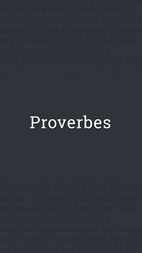 Proverbes Citations Monde