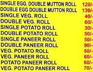 Alfa Kathi Rolls menu 2