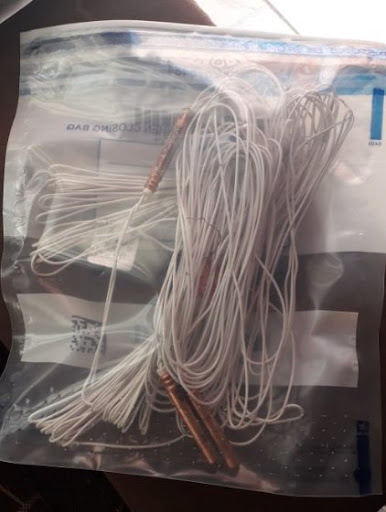 The man was found in possession of four 500g bags of Explogel and electric detonators after a raid at his home in Magogwe village.