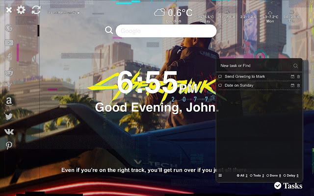 Cyberpunk 2077 HD Wallpapers New Tab