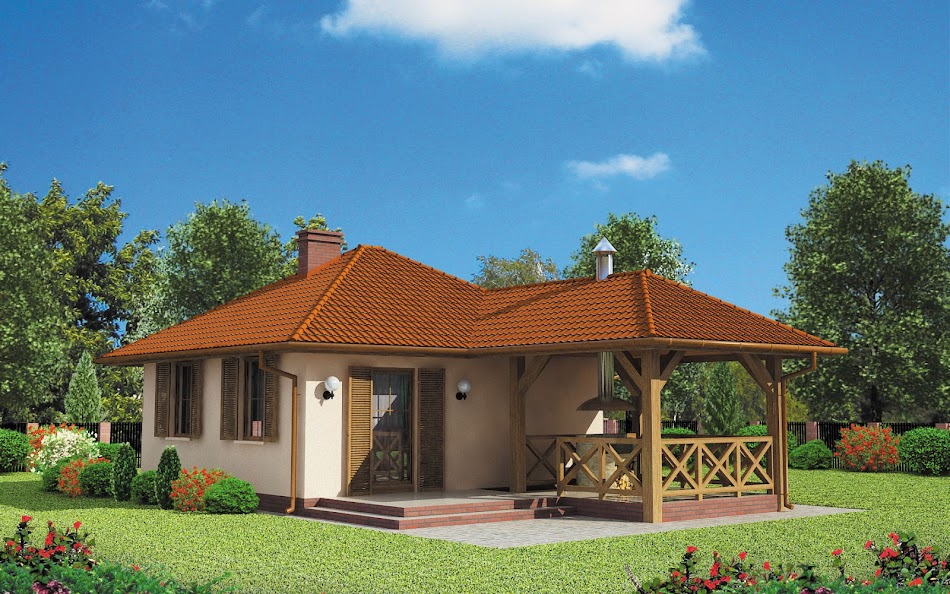 Wizualizacja 2 domu Estella