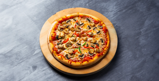 Mushroom & Bell Pepper Pizza