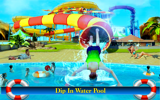 Water Slide Games Simulator